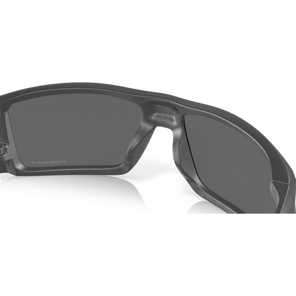 OAKLEY Heliostat Steel Frame/Prizm Black Lenses Sunglasses (OO9231-361)