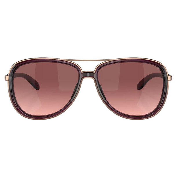 OAKLEY Women's Split Time Sunglasses with Crystal Raspberry Frame and G40 Black Gradient Lens (OO4129-0258)