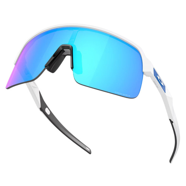OAKLEY Men's Sutro Lite Sunglasses with Matte White Frame and Prizm Sapphire Lens (OO9463-1939)