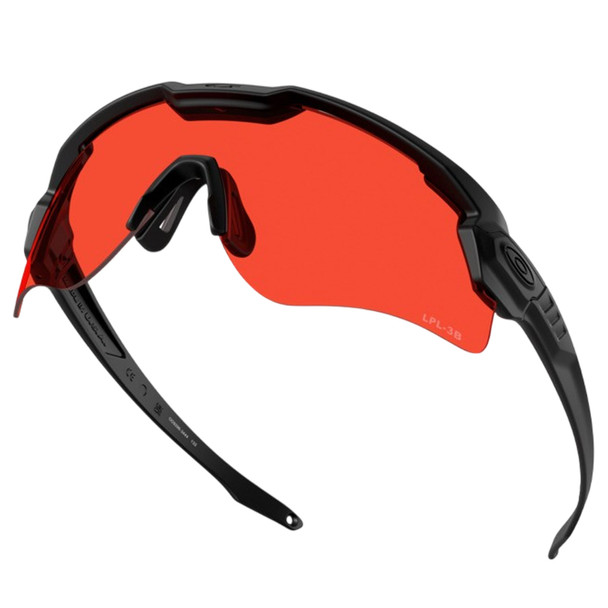 OAKLEY Men's Standard Issue Ballistic Sunglasses with M Alpha Black Frame and Laser LPL-3B Lens (OO9296-3444)