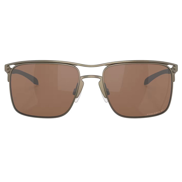 OAKLEY Holbrook Ti Sunglasses with Satin Pewter Frame and Prizm Tungsten Polarized Lens (OO6048-857)