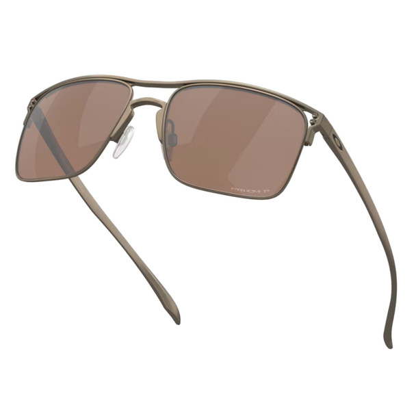 OAKLEY Holbrook Ti Sunglasses with Satin Pewter Frame and Prizm Tungsten Polarized Lens (OO6048-857)