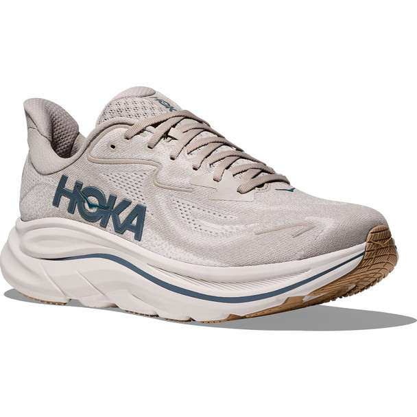HOKA Men's Clifton 10 Wide Putty/Grout Shoes