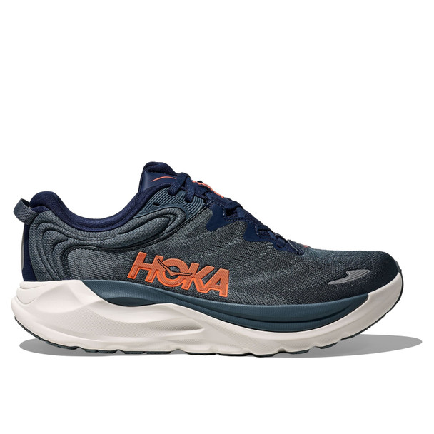 HOKA Men's Gaviota 6 Wide Midnight Blue/Faded Navy Running Shoes