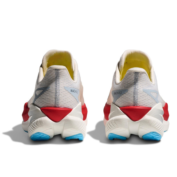 HOKA Men's Mach X 3 White/Alabaster Running Shoes