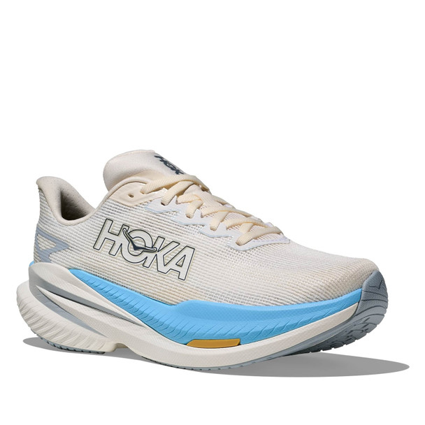 HOKA Women's Mach X 3 White/Alabaster Running Shoes