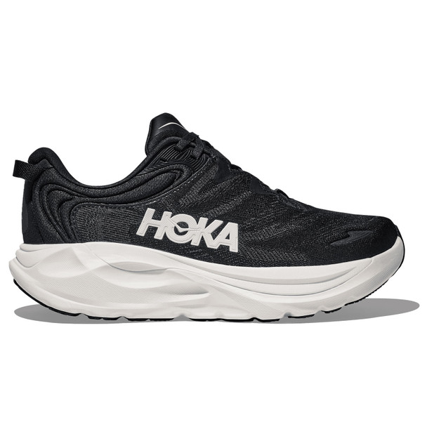 HOKA Women's Gaviota 6 Black/White Running Shoes