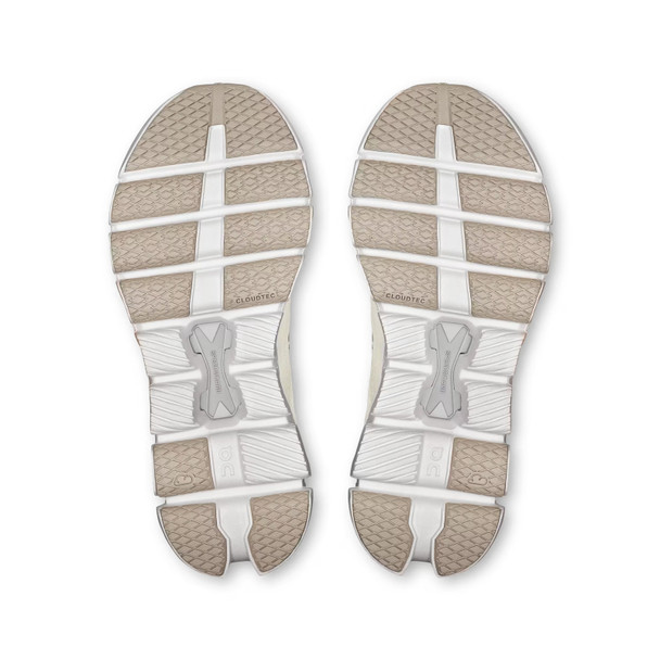 ON FOOTWEAR Women's Cloud X 4 AD White/Wolf Running Shoes