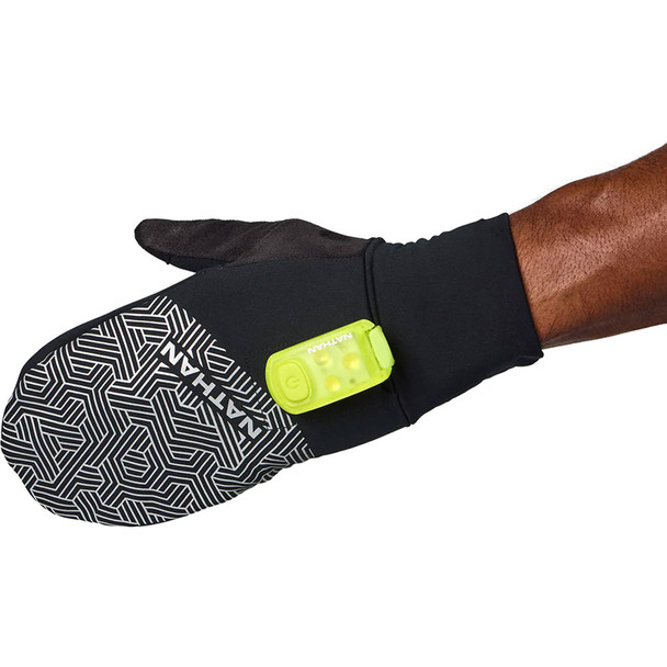 NATHAN SPORTS HyperNight 2 Reflective Convertible Mitt - Free Shipping