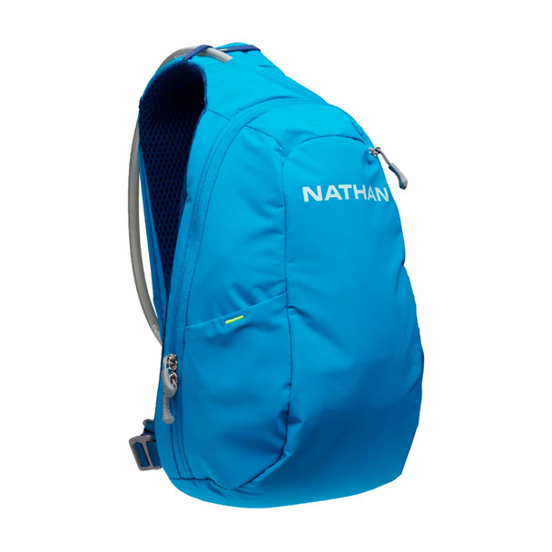 NATHAN SPORTS Limitless 8L Deep Blue/Sky Blue Run Sling (NS30430-60272-OSFM)