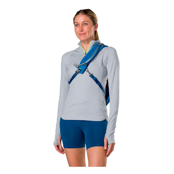 NATHAN SPORTS Limitless 8L Deep Blue/Sky Blue Run Sling (NS30430-60272-OSFM)