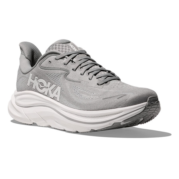 HOKA Men's Clifton 10 X-Wide Stellar Grey/Stardust Running Shoes