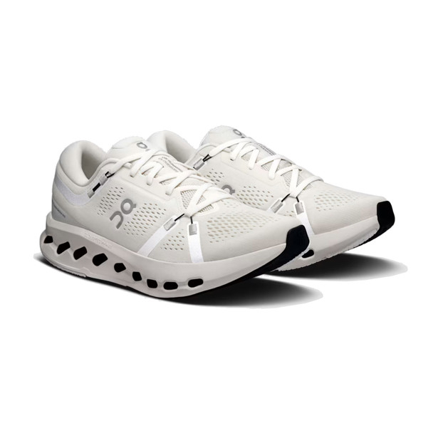 ON FOOTWEAR Mens Cloudsurfer 2 Wide Ivory/Ivory Running Shoes