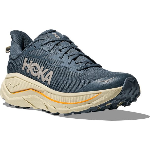 HOKA Men's Challenger 8 Faded Navy/Pampass Grass Shoes