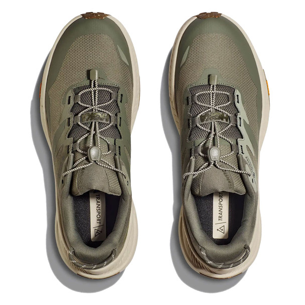 HOKA Men's Transport GTX Slate/Oat Milk Running Shoes