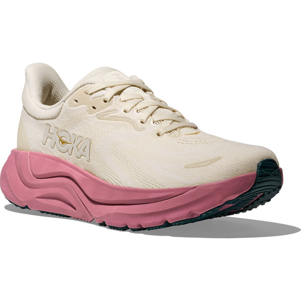 HOKA Women's Arahi 8 Alabaster/Lingonberry Shoes