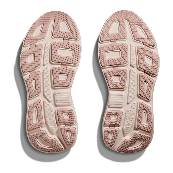 HOKA Women's Bondi 9 Oat Milk/Rose Gold Running Shoes