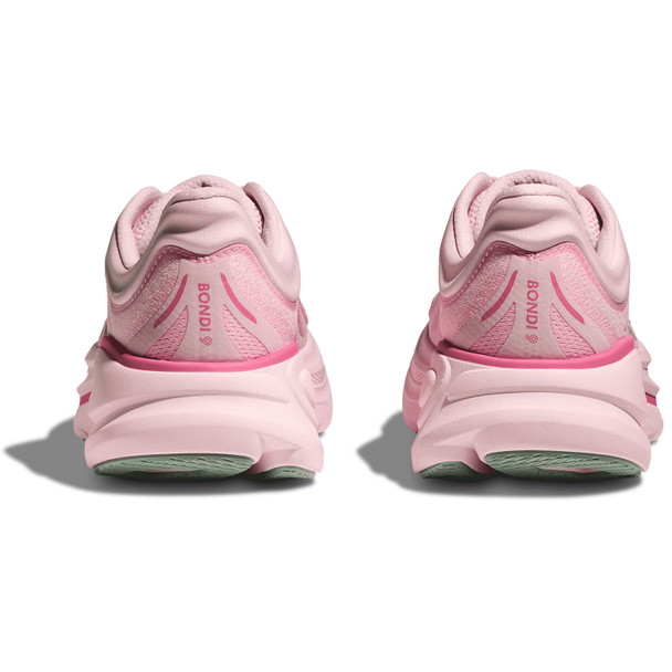 HOKA Women's Bondi 9 Wide Rose Tea/Petal Running Shoes - Free Shipping