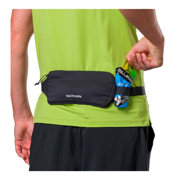 NATHAN SPORTS Marathon 3.0 Black/Reflective Silver Waist Pack NS30870-00010-OSFM
