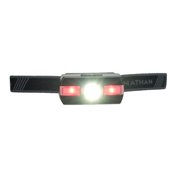 NATHAN SPORTS Neutron Fire 115 Lumens RGB Side Strobes Runners Headlamp NS5094-0015-00
