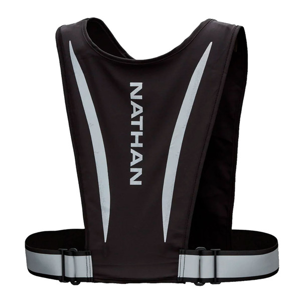 NATHAN SPORTS HyperNight Stash Black Reflective Vest NS60300-00001-OSFM