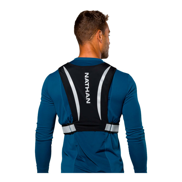 NATHAN SPORTS HyperNight Stash Black Reflective Vest NS60300-00001-OSFM
