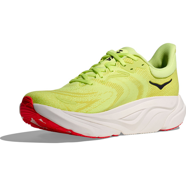 HOKA Men's Arahi 8 Neon Yuzu/Neon Flame Shoes