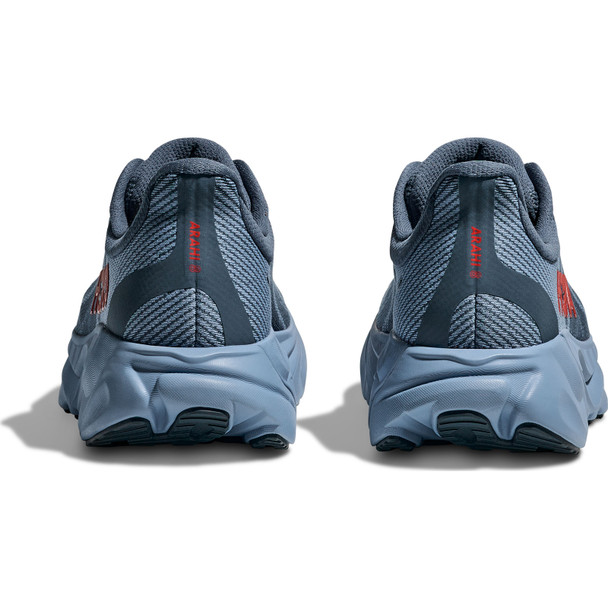 HOKA Men's Arahi 8 Thunder Cloud/Vermillion Shoes