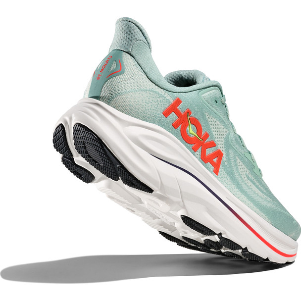 HOKA Men's Clifton 10 Sage/Neon Flame Shoes