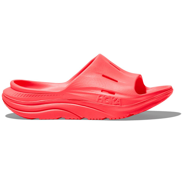 HOKA Unisex Ora Recovery Slide 3 Neon Flame/Neon Flame Sandals