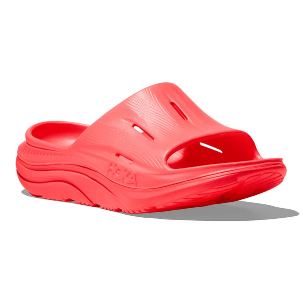 HOKA Unisex Ora Recovery Slide 3 Neon Flame/Neon Flame Sandals