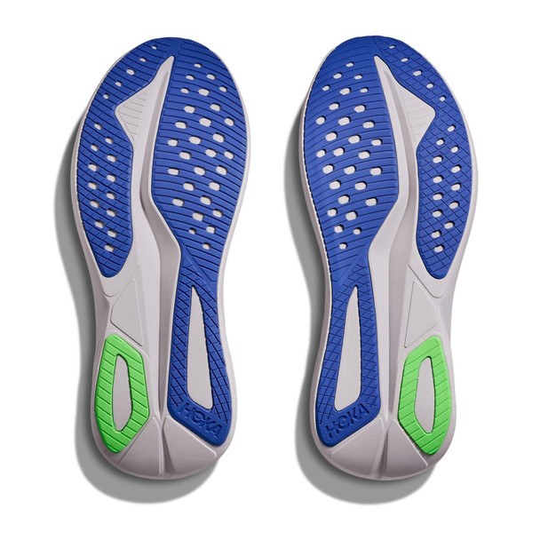 HOKA Men's Mach 7 Wide Ash Gray/Cobalt Blue Running Shoes