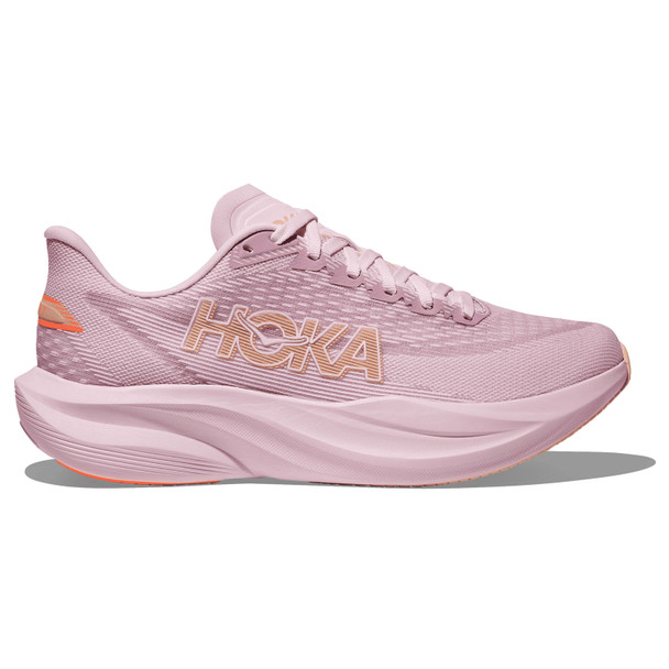 HOKA Women's Mach 7 Lilac Cream/Tangerine Glow Running Shoes