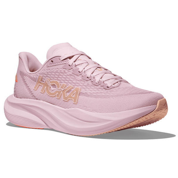 HOKA Women's Mach 7 Lilac Cream/Tangerine Glow Running Shoes