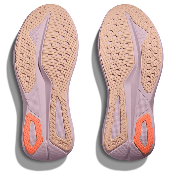 HOKA Women's Mach 7 Lilac Cream/Tangerine Glow Running Shoes