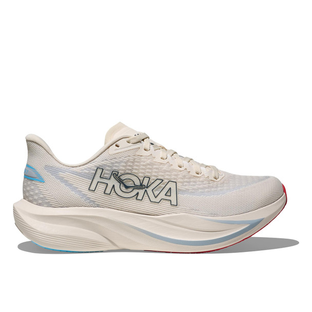 HOKA Women's Mach 7 Wide Alabaster/Soaring Blue Running Shoes