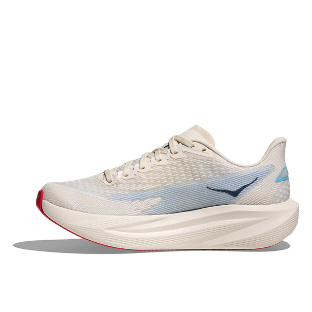 HOKA Women's Mach 7 Wide Alabaster/Soaring Blue Running Shoes