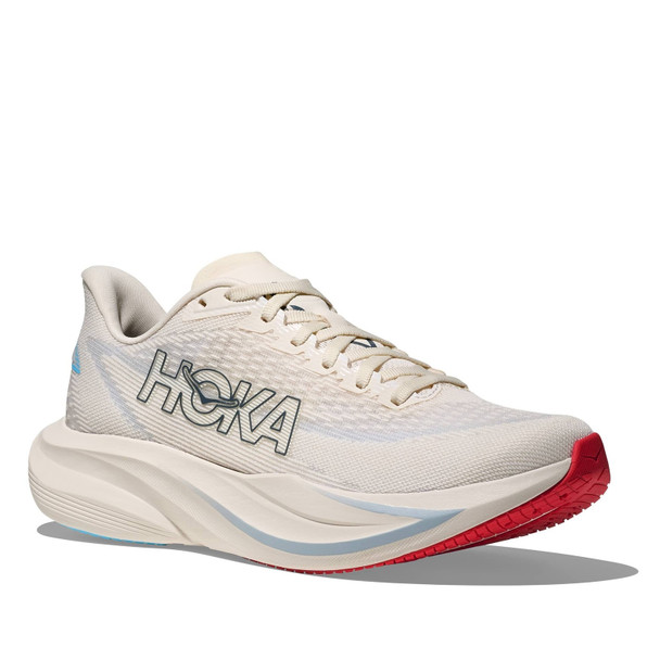 HOKA Women's Mach 7 Wide Alabaster/Soaring Blue Running Shoes