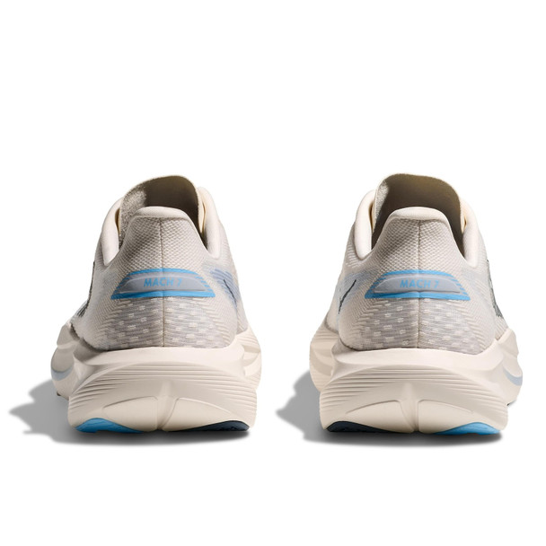 HOKA Men's Mach 7 Wide Alabaster/Soaring Blue Running Shoes
