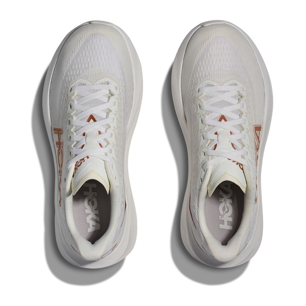 HOKA Women's Mach 7 Wide Frost/Rose Gold Running Shoes