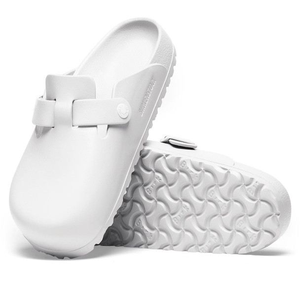 BIRKENSTOCK Men's Boston White EVA Clogs