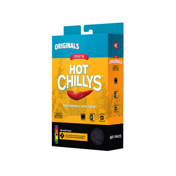 HOT CHILLYS Youth MTF Originals II Black Ankle Tights