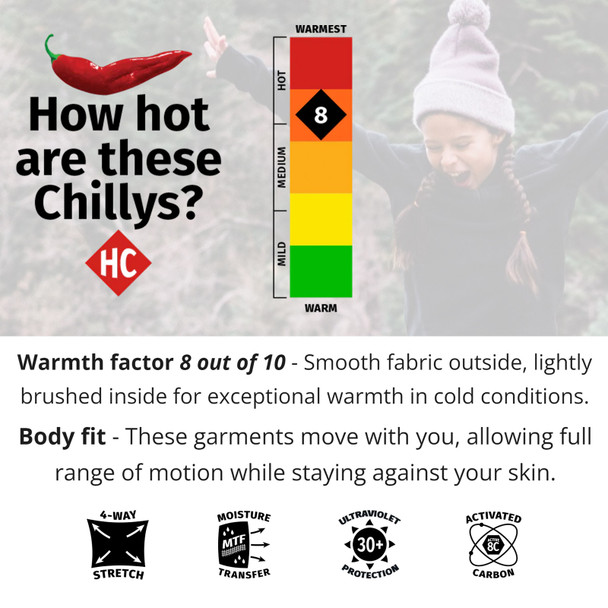 HOT CHILLYS Youth Micro-Elite Chamois Black Tights