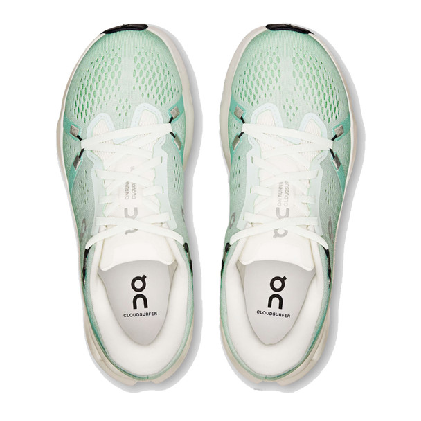 ON FOOTWEAR Women's Cloudsurfer 2 Ivory/Creek Running Shoe