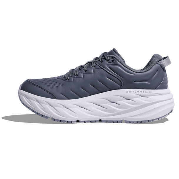 HOKA Women's Bondi SR Faded Navy/Berry Patch Running Shoes