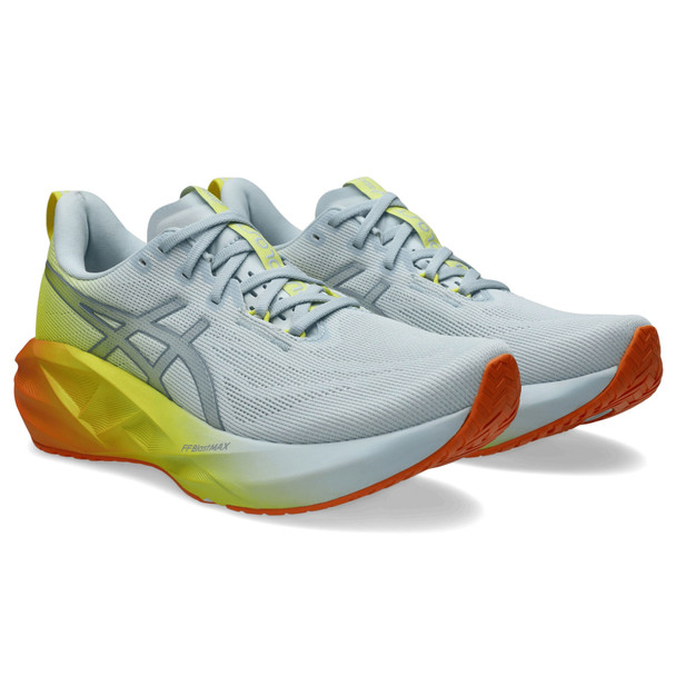 ASICS Men's Novablast 5 Sunny Sizzles Sky/Lemon Spark Running Shoes