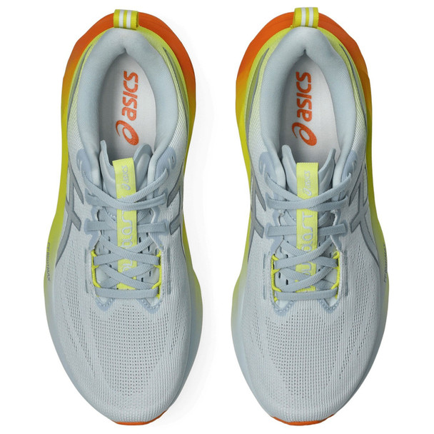 ASICS Men's Novablast 5 Sunny Sizzles Sky/Lemon Spark Running Shoes