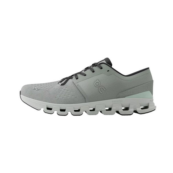 ON FOOTWEAR Men's Cloud X 4 Tin/Iceberg Running Shoes