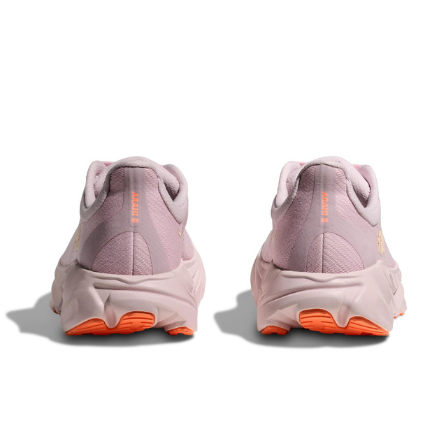 HOKA Women's Arahi 8 Lilac Cream/Neon Cantaloupe Running Shoes