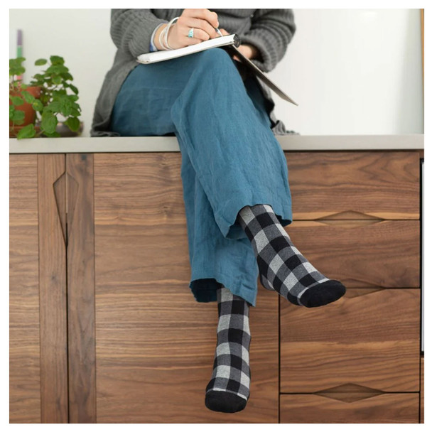 Montana Plaid Heathered Gray